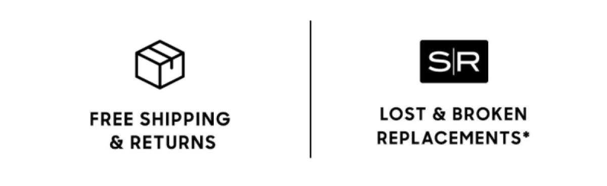 Free Shipping And Returns Lost And Broken Replacement Policy 