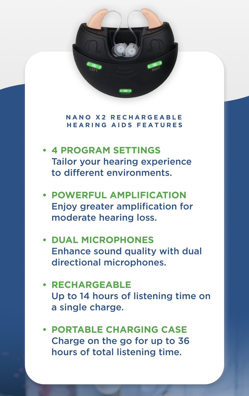 Explore the NANO X2 Rechargeable Hearing Aids! 🦻 Nano Hearing Aids