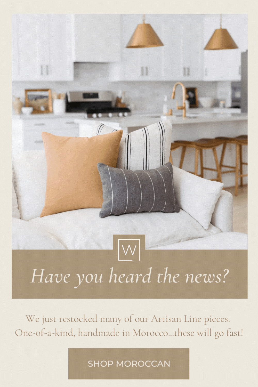 Artisan elegance, available NOW Woven Nook