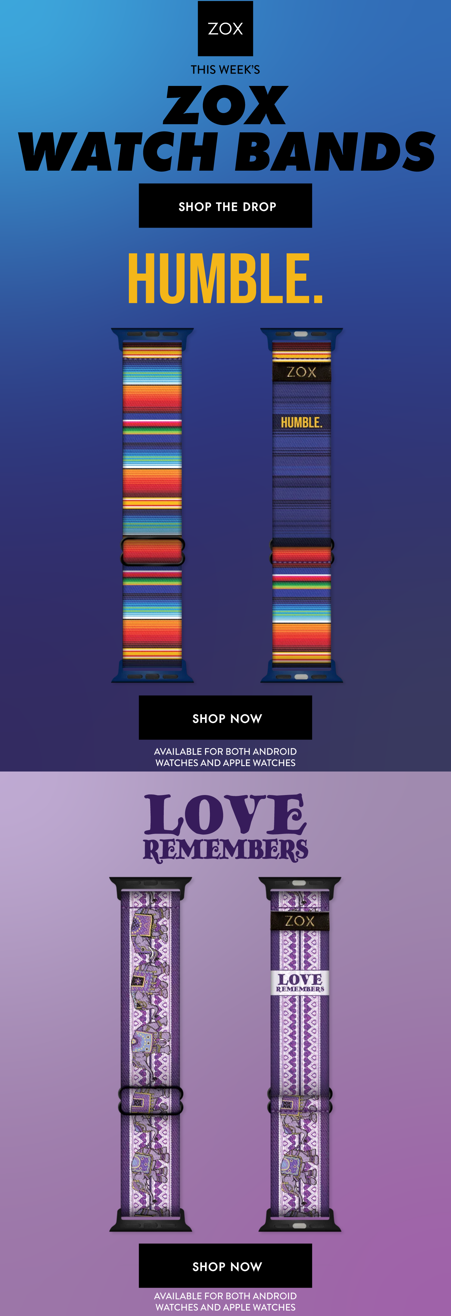 Two new ZOX Watch bands are now available!😍 ZOX