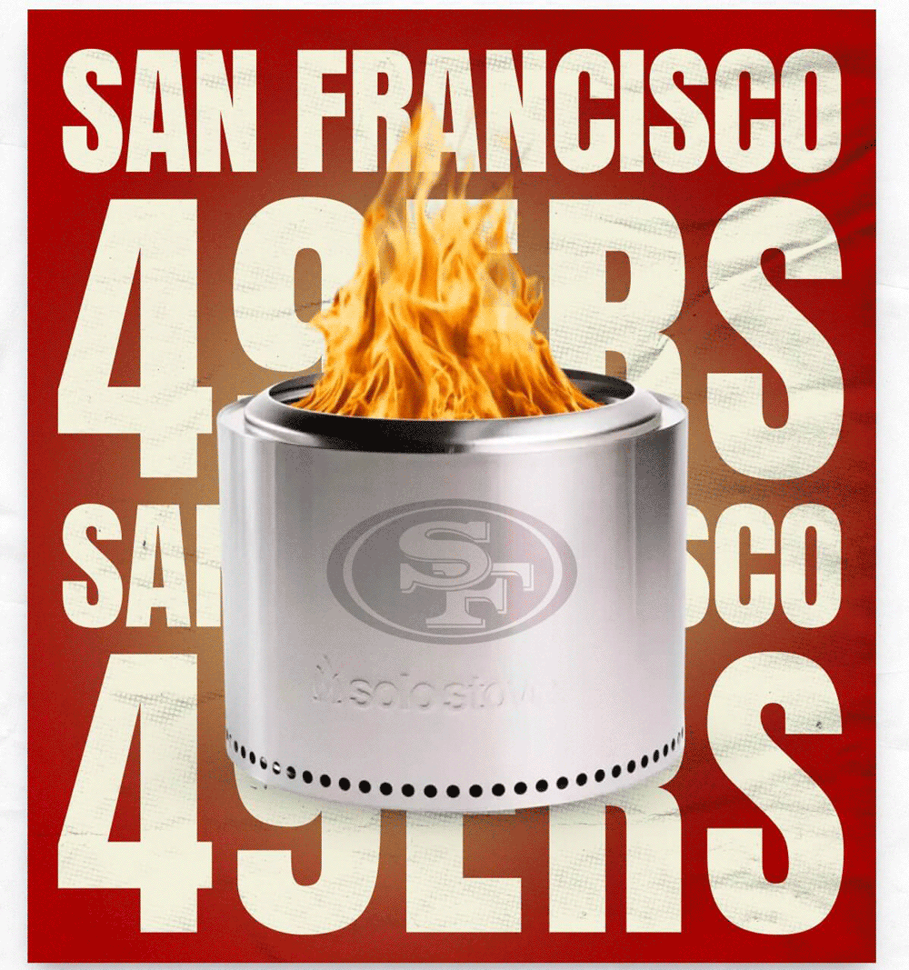 Customized Fire Pits with your favorite NFL Team logo