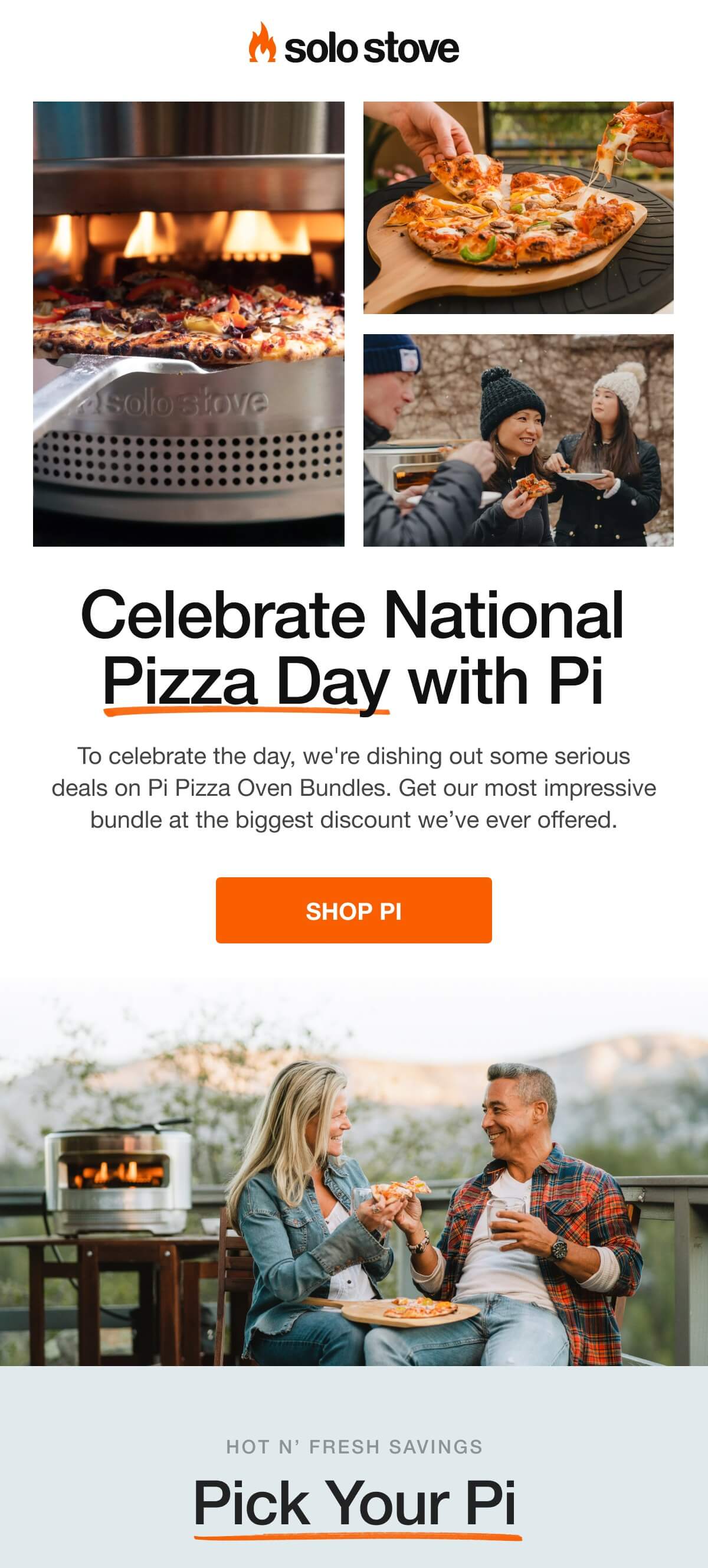 Celebrate National Pizza Day with Pi. Shop Pi.