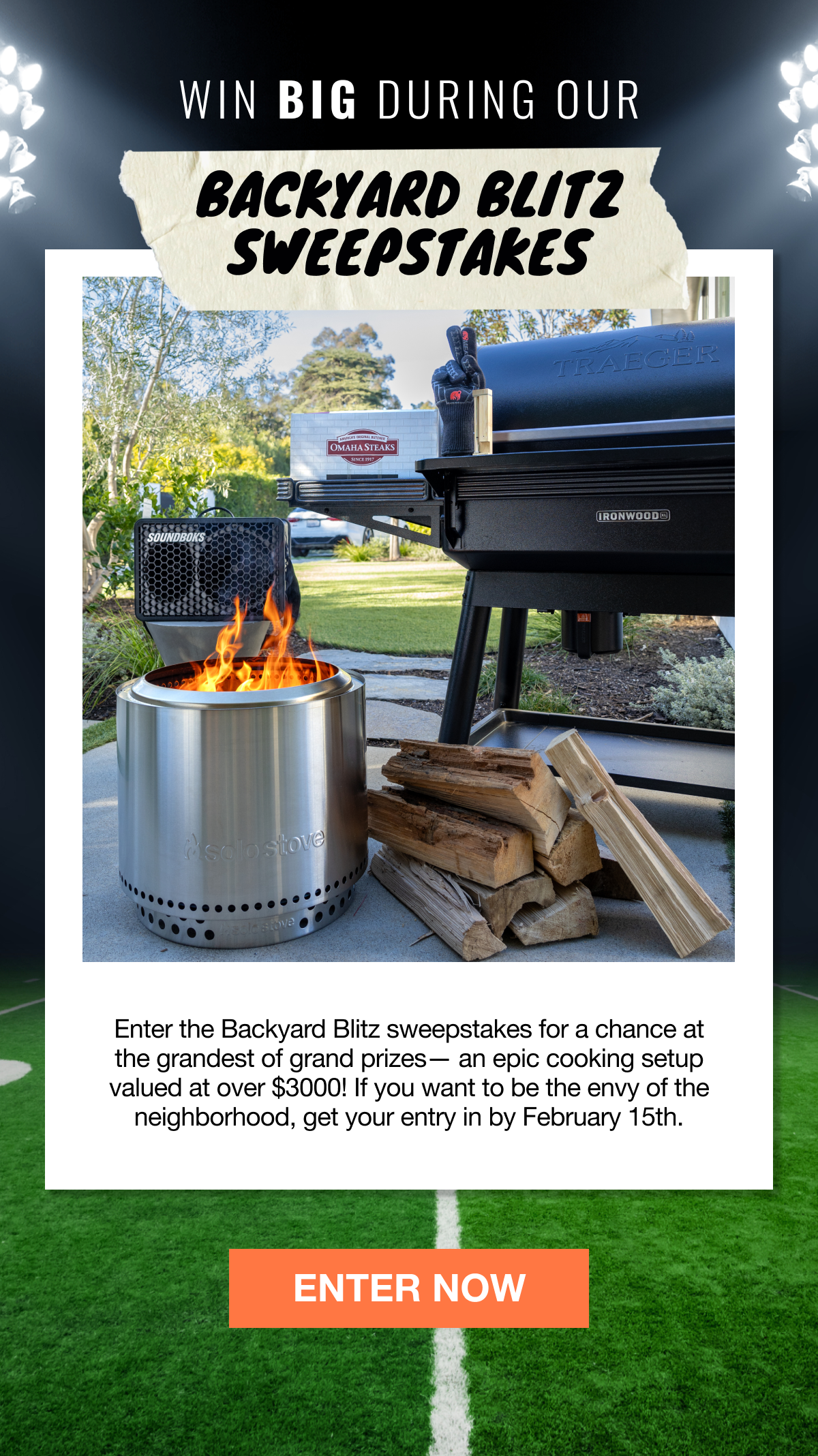 Enter the Backyard Blitz sweepstakes